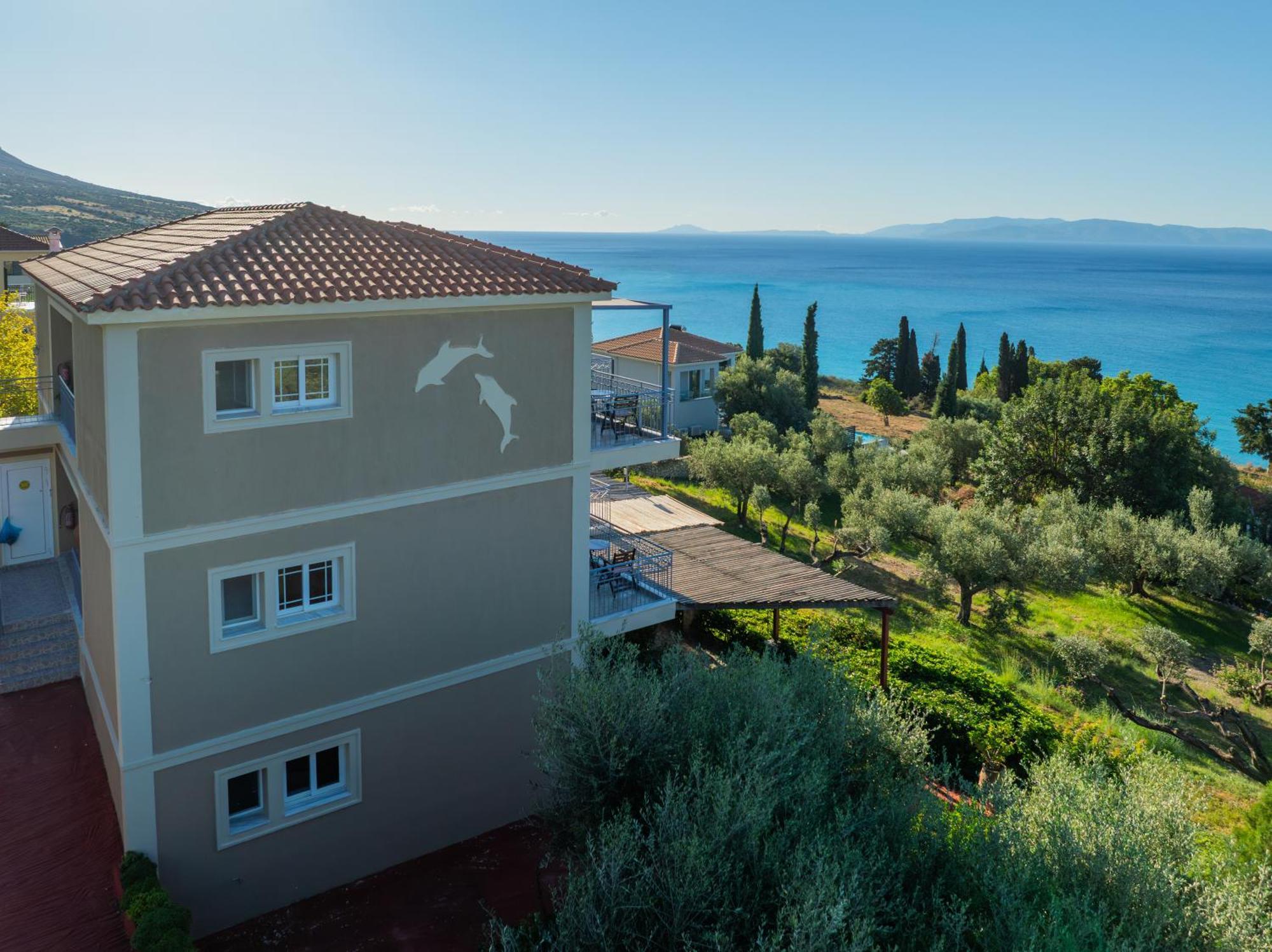 Delfinia Apartment Vlachata Ngoại thất bức ảnh